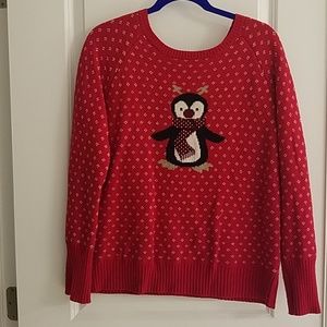 Adorable winter penquin sweater
